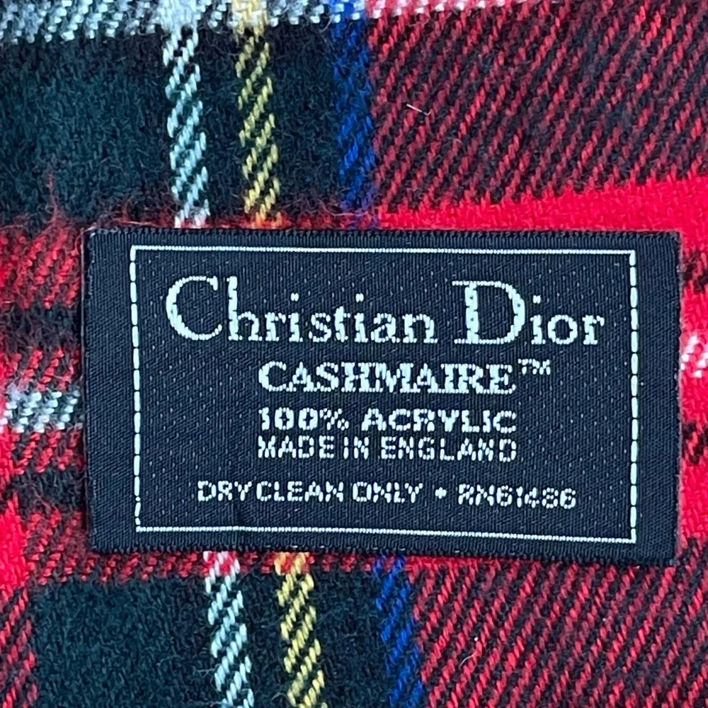 Vintage Christian Dior Cashmaire scarf Monsieur line excellent condition